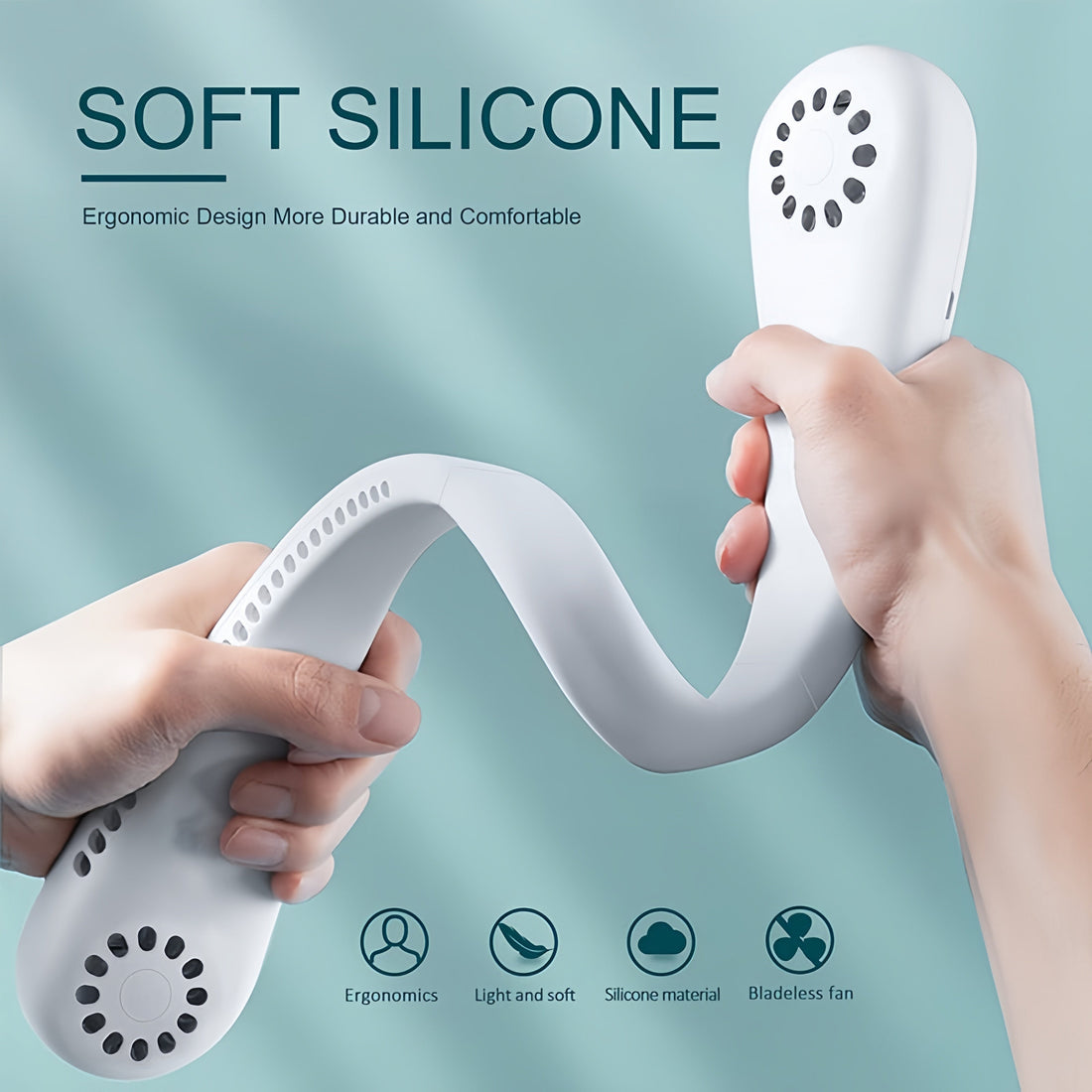 Portable Neck Fan Love with Cool Comfort